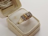 zlatý dámský prsten s diamanty, Au 585/1000, 14 kt, Art Deco