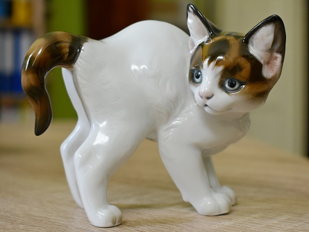 velká porcelánová kočka/kotě Rosenthal