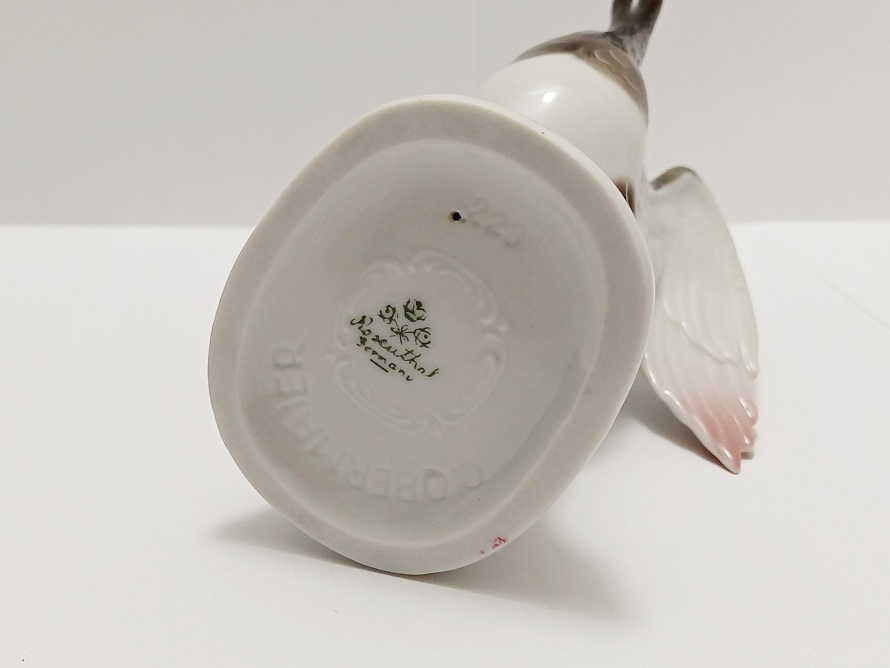 porcelánová husa, O. Obermeier, Rosenthal