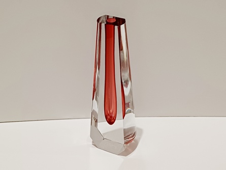 Designová váza - kapka , Pavel Hlava, Nový Bor, Exbor