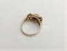 zlatý dámský prsten s diamanty, Au 585/1000, 14 kt, Art Deco