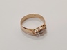 dámský zlatý prsten, diamanty, ryzost 580/14k, 2,96 g, RU, 19. století