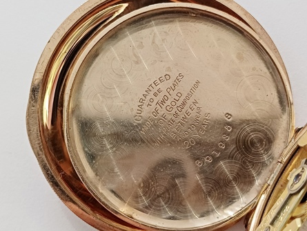 kapesní hodinky OMEGA, zlacené Gold plated, 86,47 g
