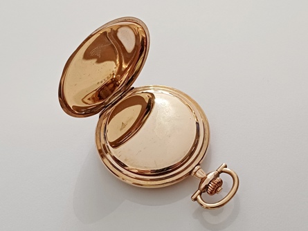 kapesní hodinky OMEGA, zlacené Gold plated, 86,47 g