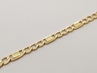 zlatý článkový náramek, Au 585/1000, 14 kt
