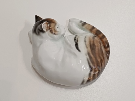 velká porcelánová kočka, Ens Volkstedt