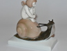 šnek a putto, A. Caasmann, Rosenthal