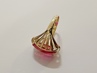 dámský zlatý prsten, rubín, ryzost 585/14k, 5,23 g