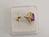 dámský zlatý prsten, barvoměnný safír, ryzost 585/14k, 3,67 g