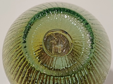 Designová váza, Vílém Veselý, Borské sklo Nový Bor, rok 1967/68