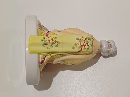 japonka/gejša, keramika/fajáns, KERAS Bechyně, I. ČSR
