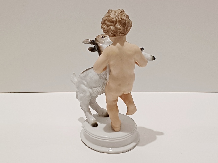 Putto s kůzletem, Art Deco, Rosenthal