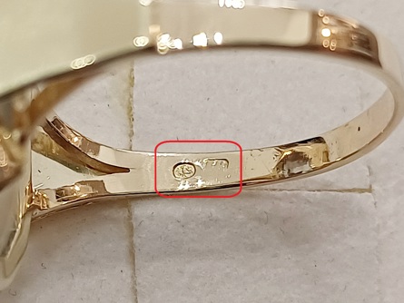 dámský zlatý prsten, akvamarín, ryzost 585/14k, 8,87 g, I.ČSR, lvíček