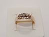 dámský zlatý prsten, diamanty, ryzost 580/14k, 2,96 g, RU, 19. století