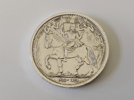 stříbrná medaile - milénium Sv. Václava, 929 - 1929
