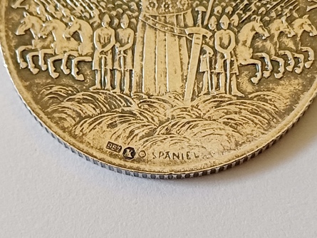 stříbrná medaile - 1000. výročí smrti Sv. Václava, rok 1929