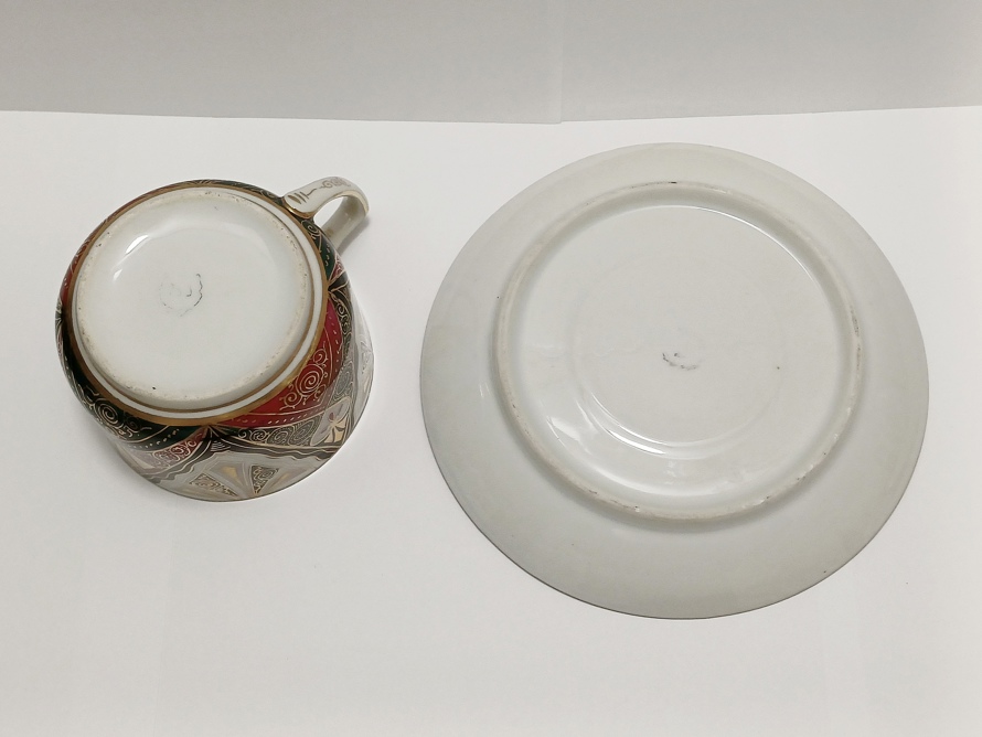 porcelánový šálek Art Deco, Paepcke & Schäfer Haida/Nový Bor