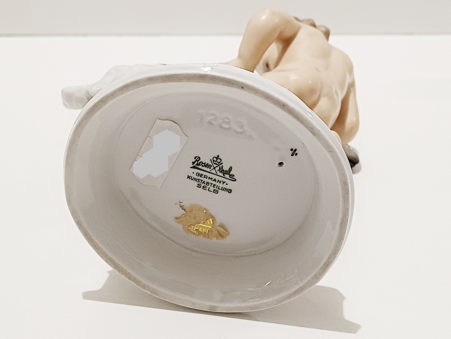 Putto s kůzletem, Art Deco, Rosenthal