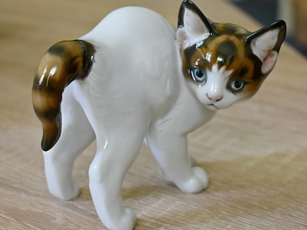 velká porcelánová kočka/kotě Rosenthal