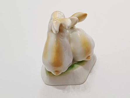 Porcelánový zajíci Hollóháza
