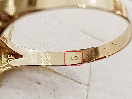 dámský zlatý prsten, rubín, ryzost 585/14k, 3,26 g, I.ČSR