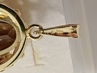 dámský zlatý přívěs s přírodní záhnědou, ryzost 585/14k, 5,12 g