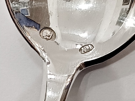 Sada dezertních lžiček, stříbro 800, 142,54 g, I. ČSR