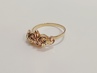zlatý prsten, Karat Brno, Au 585/1000, 14 kt., lvíček, 40.léta