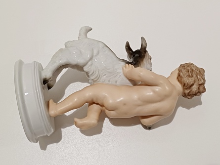 Putto s kůzletem, Art Deco, Rosenthal