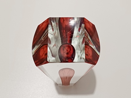 Designová váza - kapka , Pavel Hlava, Nový Bor, Exbor