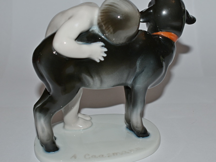 Putto s ovečkou, A. Caasmann, Rosenthal