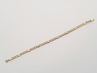 zlatý článkový náramek, Au 585/1000, 14 kt