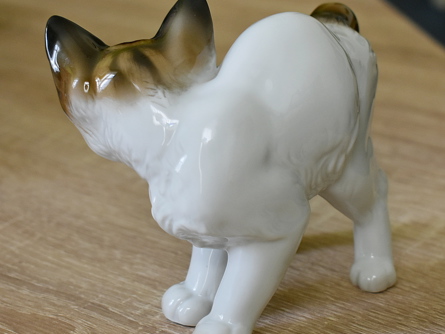 velká porcelánová kočka/kotě Rosenthal