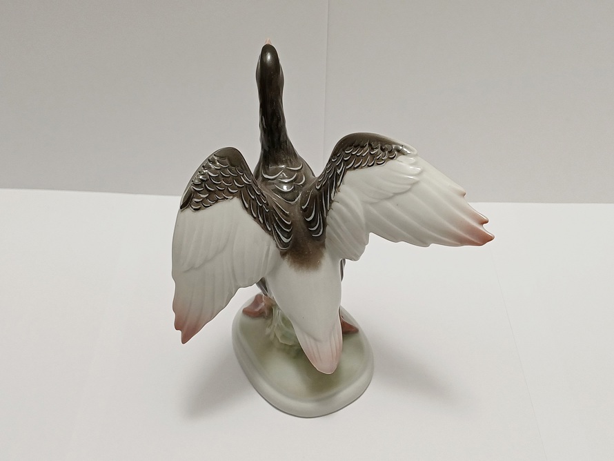 porcelánová husa, O. Obermeier, Rosenthal