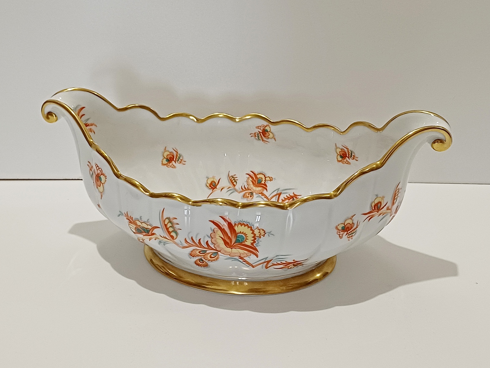 porcelánová žardiniéra Art Deco, Thomas Bavaria, styl Rosenthal