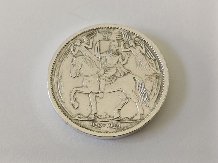 stříbrná medaile - milénium Sv. Václava, 929 - 1929