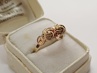 zlatý prsten, Karat Brno, Au 585/1000, 14 kt., lvíček, 40.léta