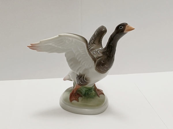 porcelánová husa, O. Obermeier, Rosenthal