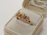 zlatý prsten, Karat Brno, Au 585/1000, 14 kt., lvíček, 40.léta