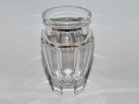 hranovaná váza Moser Eternity, čirý křišťál, Art Deco