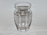 hranovaná váza Moser Eternity, čirý křišťál, Art Deco