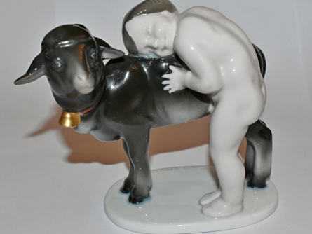 Putto s ovečkou, A. Caasmann, Rosenthal