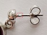 Dámské náušnice s ametysty, stříbro, Ag 925, 5,13 g