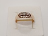 dámský zlatý prsten, diamanty, ryzost 580/14k, 2,96 g, RU, 19. století