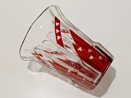 váza Astera Glass, Nový Bor, Art Deco