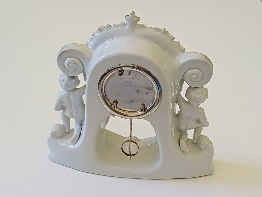 porcelánové figurální hodiny, Německo