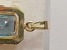 dámský zlatý přívěs s akvamarínem, ryzost 585/14k, 2,57 g