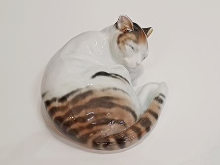 velká porcelánová kočka, Ens Volkstedt