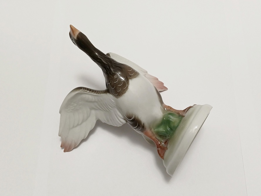 porcelánová husa, O. Obermeier, Rosenthal