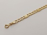 zlatý článkový náramek, Au 585/1000, 14 kt